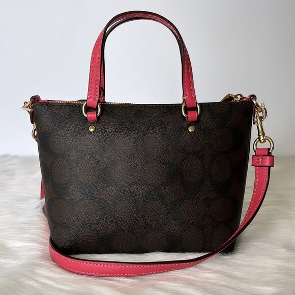 NWT💃Coach Mini Gallery Crossbody In Signature Canvas - Picture 3 of 11